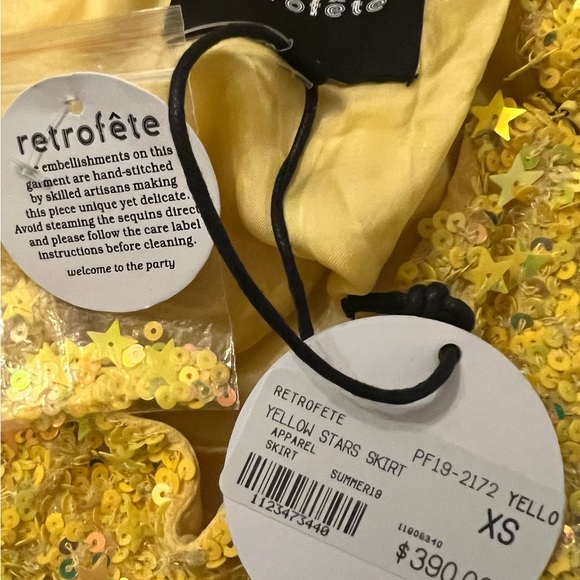 NWT Retrofete Sequin Skirt - Picture 6 of 8
